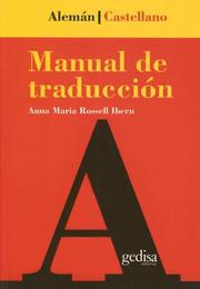 Manual de Traduccion by Anna Maria Rossell Ibern