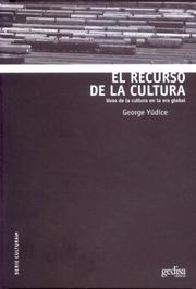 Cover of: El Recurso de La Cultura