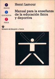 Cover of: Manual Para La Enseñanza de La Educacion Fisica