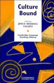 Cover of: Culture Bound by Joyce Merrill Valdes
