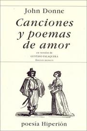 Cover of: Canciones y Poemas de Amor