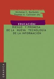 Cover of: Educacion - Riesgos y Promesas de Las Nuevas Tecno