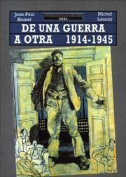Cover of: De Una Guerra a Otra, 1914-1945 (Iniciacion a La Historia)