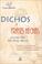 Cover of: Dichos y frases hechas