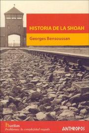 Cover of: Historia de La Shoah