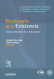 Cover of: Diccionario de La Existencia