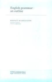 Cover of: English grammar by Rodney D. Huddleston