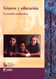 Cover of: Genero y Educacion