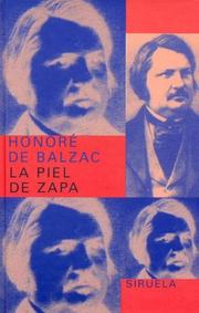 La Piel de Zapa by Honoré de Balzac