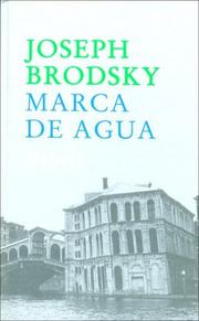 Cover of: Marca de Agua