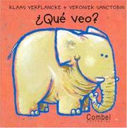 Cover of: Que veo? (Que hace? Series)