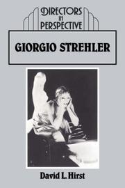 Cover of: Giorgio Strehler (Directors in Perspective)