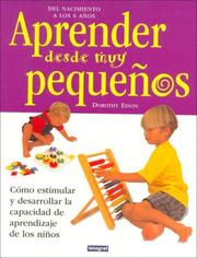Cover of: Aprender Desde Muy Pequeos by Dorothy Einon