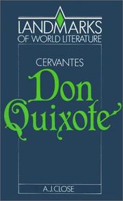 Cover of: Miguel de Cervantes, Don Quixote