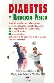 Cover of: Diabetes y Ejercicio Fisico by Sheri R. Colberg