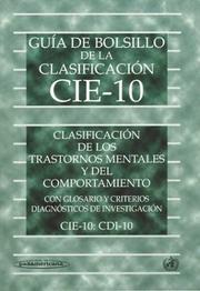 Cover of: Guia de Bolsillo de La Clasificacion Cie-10