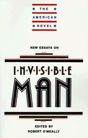 Cover of: New essays on Invisible man by edited by Robert O'Meally.