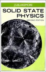 Cover of: Solid state physics by J. S. Blakemore