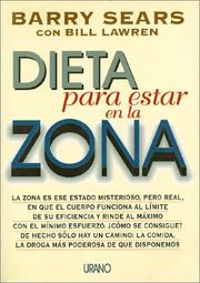 Cover of: Dieta para estar en la zona