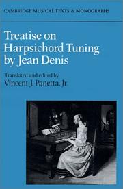 Cover of: Treatise on harpsichord tuning