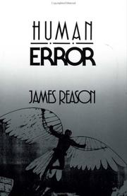 Cover of: Human error