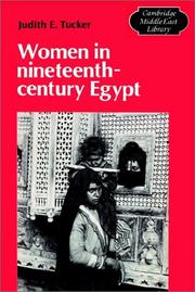 Cover of: Women in Nineteenth-Century Egypt (Cambridge Middle East Library)