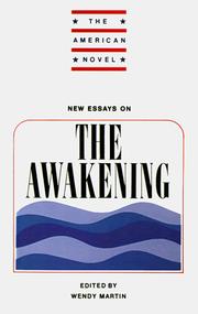 Cover of: New essays on The awakening