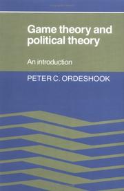Cover of: Game theory and political theory: an introduction