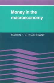 Cover of: Money in the macroeconomy