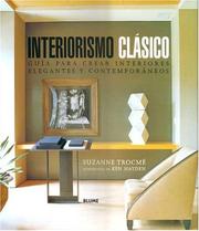 Cover of: Interiorismo Clasico by Suzanne Trocme