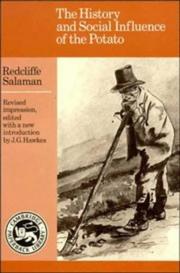 The History and Social Influence of the Potato by Redcliffe N. Salaman