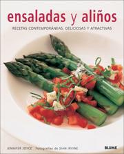 Cover of: Ensaladas y alinos: Recetas contemporaneas, deliciosas y atractivas