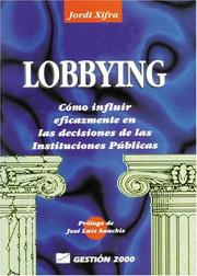 Cover of: Lobbying