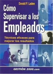 Cover of: Como Supervisar a Los Empleados