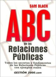 Cover of: ABC de las Relaciones Publicas by Sam Black