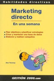 Cover of: Marketing Directo En Una Semana