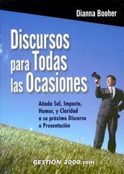 Cover of: Discursos Para Todas Las Ocasiones