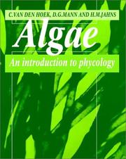 Cover of: Algae by Christiaan van den Hoek, David Mann, H. M. Jahns