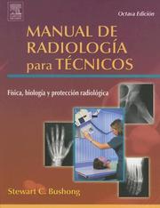 Cover of: Manual de Radiologia para Tecnicos