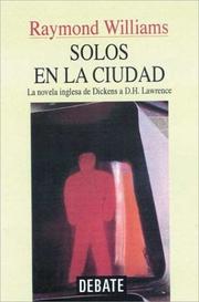 Cover of: Solos En La Ciudad by Raymond Williams