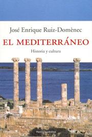 Cover of: El Mediterraneo: Historia y Cultura