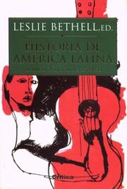 Cover of: Historia de America Latina 10. America del Sur 1870-1930
