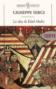 Cover of: La Idea de Edad Media