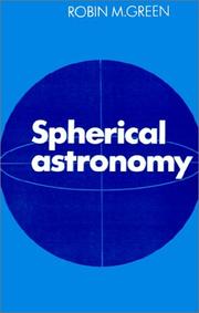 Cover of: Spherical astronomy