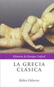 Cover of: La Grecia Clasica by Robin Osborne