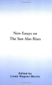Cover of: New essays on The sun also rises