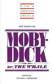 Cover of: New essays on Moby-Dick by edited by Richard H. Brodhead.