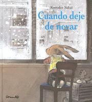 Cover of: Cuando deje de nevar/ When It Stops Snowing