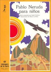 Cover of: Pablo Neruda Para Ninos/ Pablo Nerudo for Children (Alba Y Mayo)