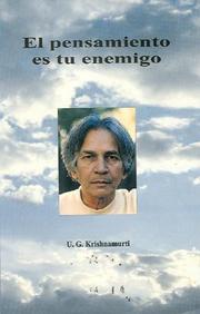 Cover of: El Pensamiento es Tu Enemigo